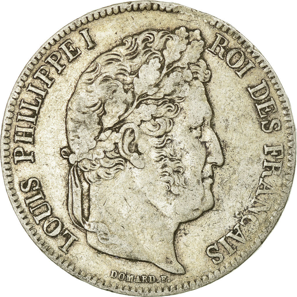 Coin, France, Louis-Philippe, 5 Francs, 1840, Bordeaux, VF(30-35), Silver
