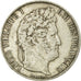 Münze, Frankreich, Louis-Philippe, 5 Francs, 1845, Strasbourg, S+, Silber