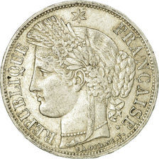 Monnaie, France, Cérès, 5 Francs, 1849, Strasbourg, TTB, Argent, Gadoury:719