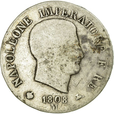 Moneda, Estados italianos, KINGDOM OF NAPOLEON, Napoleon I, 5 Lire, 1808, Milan