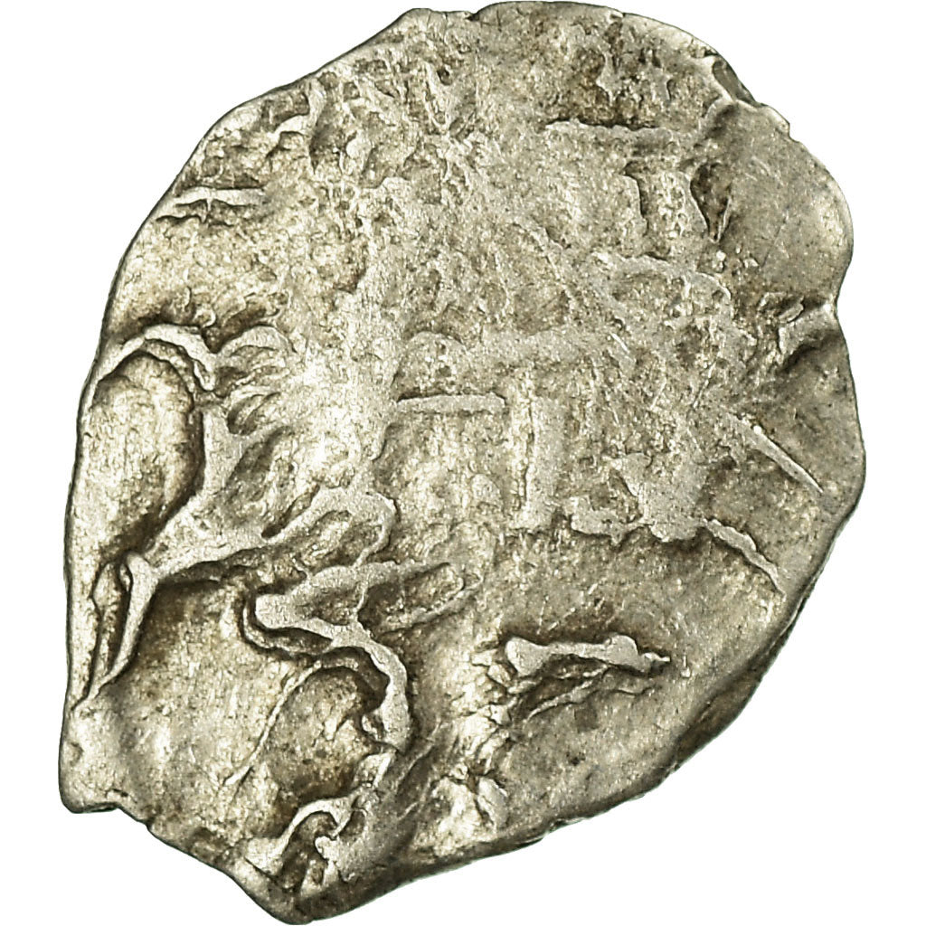 Monnaie, Russie, Boris Fyodorovich Godunov, Denga, 1598-1605, TB+, Argent
