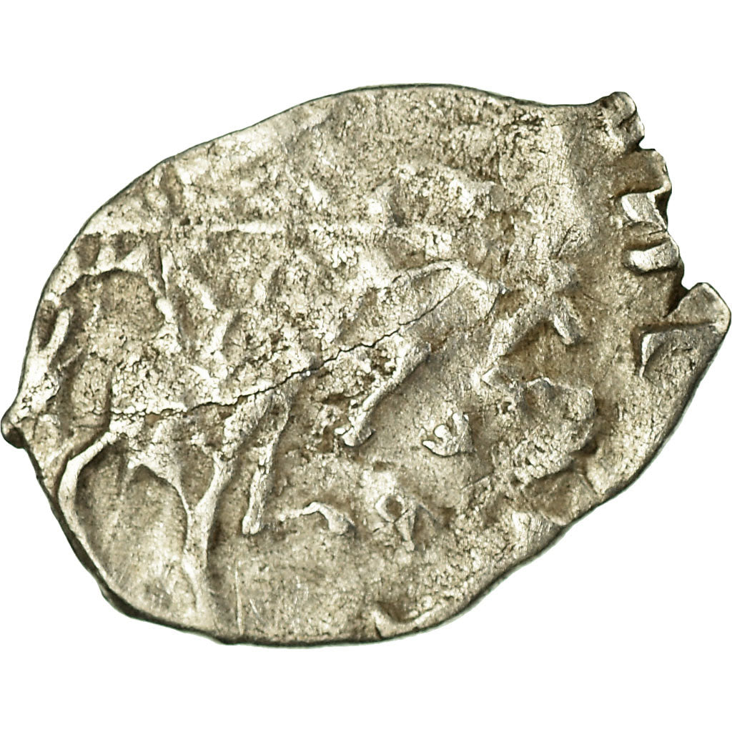 Monnaie, Russie, Boris Fyodorovich Godunov, Denga, 1598-1605, TB+, Argent