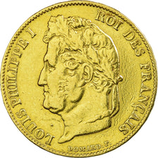 Moneta, Francja, Louis-Philippe, 20 Francs, 1848, Paris, EF(40-45), Złoto