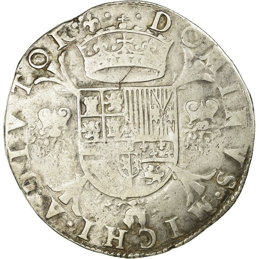 Coin, Belgium, BRABANT, Philip II, Ecu, 1557, Bruges, EF(40-45), Silver