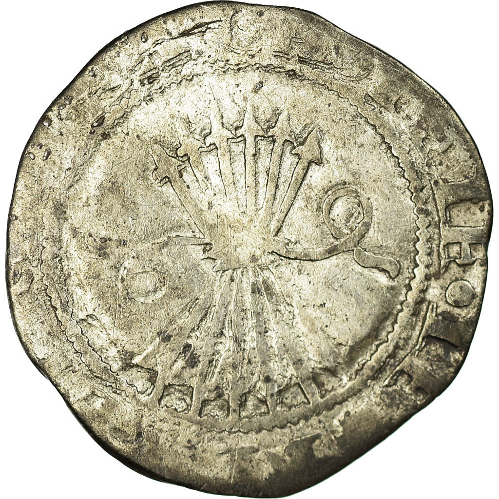 Coin, Spain, Castille and Leon, Ferdinand & Isabella, 1/2 Real, Sevilla