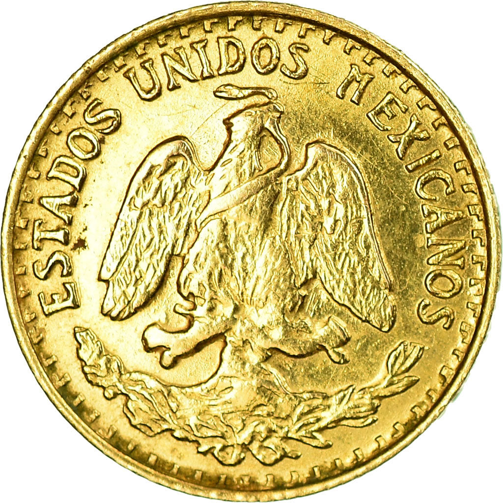 Moneta, Messico, 2 Pesos, 1920, Mexico City, BB+, Oro, KM:461