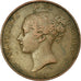 Coin, Great Britain, Victoria, Penny, 1853, EF(40-45), Copper, KM:739