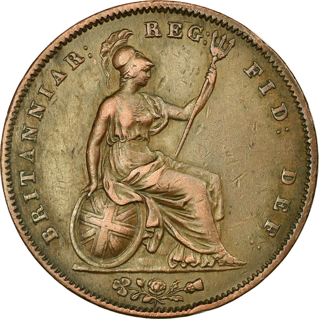 Coin, Great Britain, Victoria, Penny, 1853, EF(40-45), Copper, KM:739