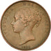 Coin, Great Britain, Victoria, Penny, 1853, EF(40-45), Copper, KM:739