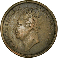 Great Britain, Token, Coronation of George IV, 1821, VF(30-35), Copper