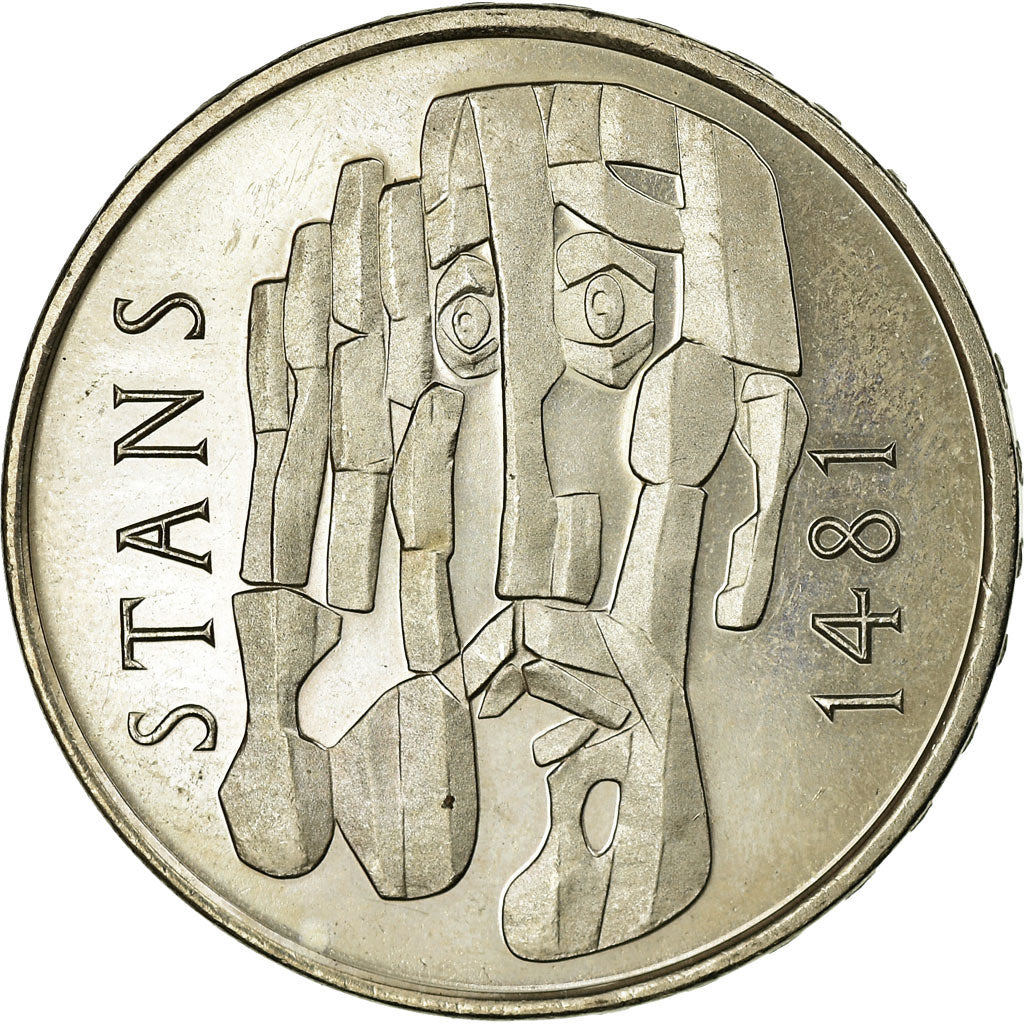 Coin, Switzerland, 5 Francs, 1981, Bern, AU(55-58), Copper-nickel, KM:60