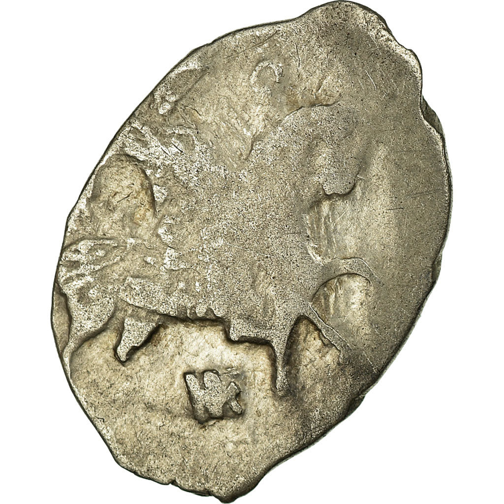 Moneda, Rusia, Boris Fyodorovich Godunov, Kopek, 1598-1605, Moscow, BC+, Plata