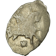 Moneda, Rusia, Boris Fyodorovich Godunov, Kopek, 1598-1605, Moscow, BC+, Plata