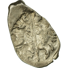 Coin, Russia, Feodor Ivanovich, Kopek, 1584-1598, Pskov, EF(40-45), Silver