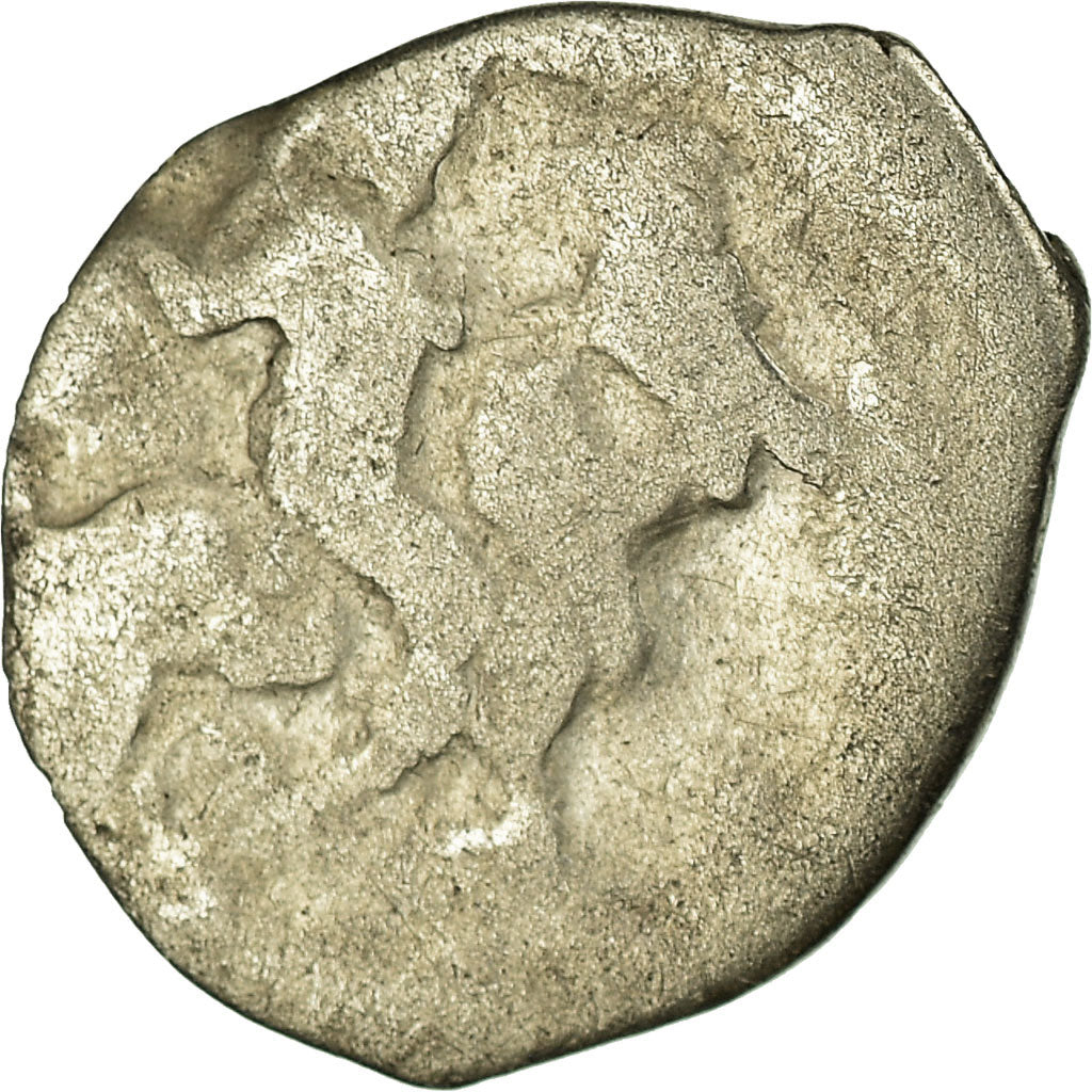 Coin, Russia, Ivan IV, Denga, 1/2 Kopek, 1533-1584, VF(20-25), Silver
