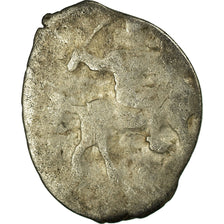 Coin, Russia, Ivan IV, Denga, 1/2 Kopek, 1533-1584, VF(20-25), Silver
