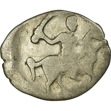 Coin, Russia, Ivan IV, Denga, 1/2 Kopek, 1533-1584, EF(40-45), Silver