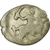 Coin, Russia, Ivan IV, Denga, 1/2 Kopek, 1533-1584, EF(40-45), Silver