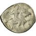Coin, Russia, Ivan IV, Denga, 1/2 Kopek, 1533-1584, EF(40-45), Silver