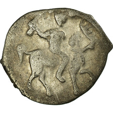 Coin, Russia, Ivan IV, Denga, 1/2 Kopek, 1533-1584, EF(40-45), Silver