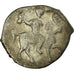 Coin, Russia, Ivan IV, Denga, 1/2 Kopek, 1533-1584, EF(40-45), Silver