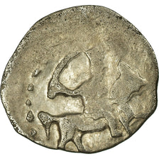 Coin, Russia, Ivan IV, Denga, 1/2 Kopek, 1533-1584, EF(40-45), Silver