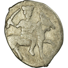 Moneta, Russia, Ivan IV, Denga, 1/2 Kopek, 1533-1584, EF(40-45), Srebro