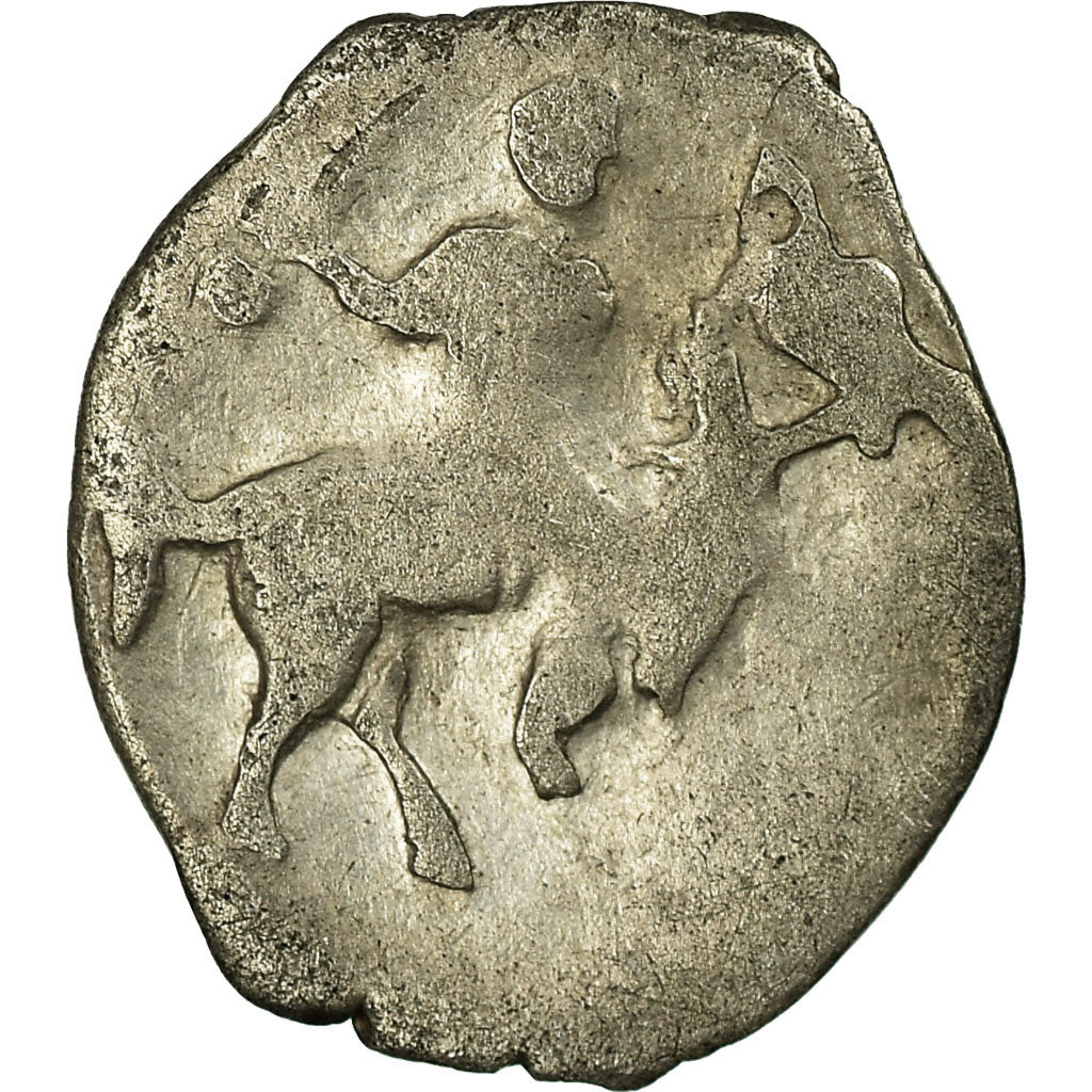 Moneta, Russia, Ivan IV, Denga, 1/2 Kopek, 1533-1584, MB+, Argento