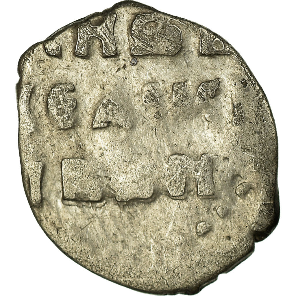 Moneta, Russia, Ivan IV, Denga, 1/2 Kopek, 1533-1584, MB+, Argento