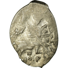 Coin, Russia, Feodor Ivanovich, Kopek, 1584-1598, Novgorod, EF(40-45), Silver