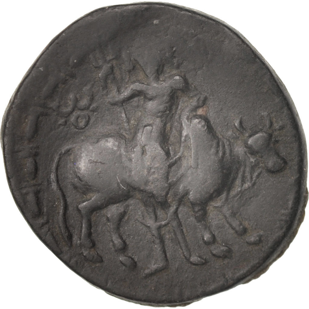 Kushan, Vima Kadphises, Bronze 1/4 Unit, 105-130 AD