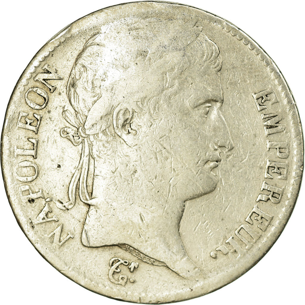 Munten, Frankrijk, Napoléon I, 5 Francs, 1813, Paris, FR, Zilver, KM:694.1