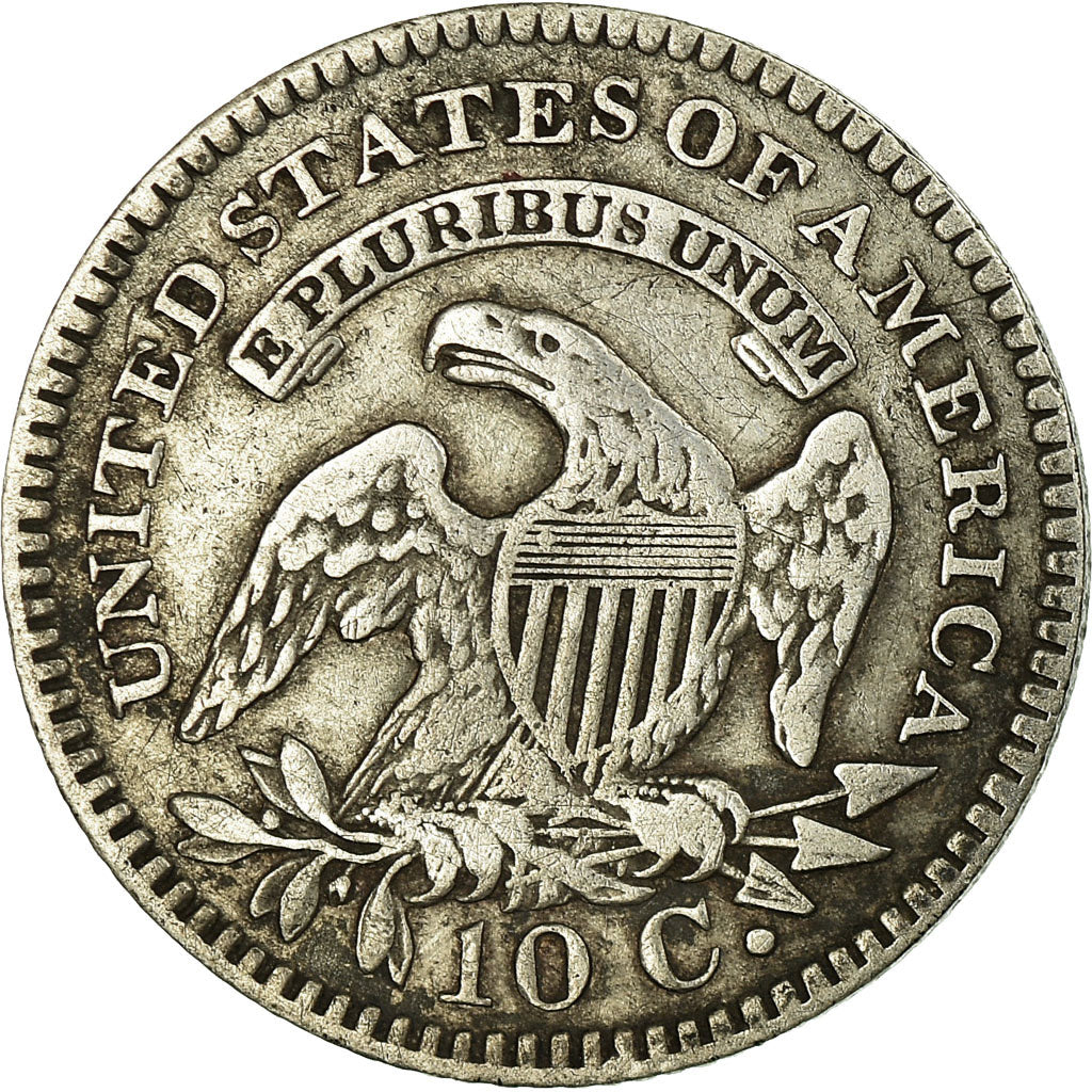 Monnaie, États-Unis, Liberty Cap Dime, Dime, 1821, Philadelphie, TB+