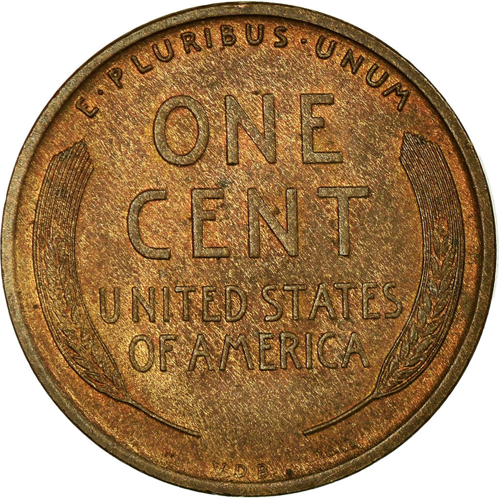 Coin, United States, Lincoln Cent, Cent, 1909, U.S. Mint, Philadelphia