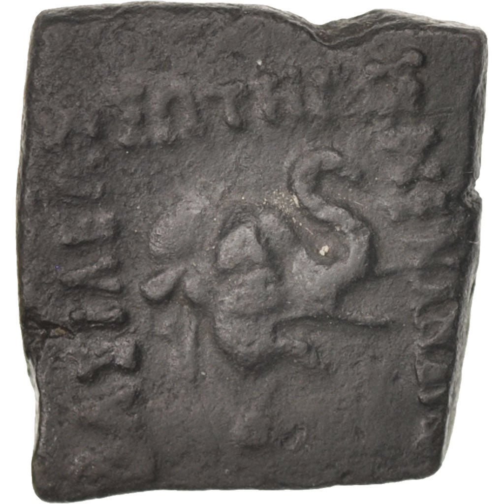 Coin, Menander, Baktria, Chalkous, 160-145 BC, EF(40-45), Bronze, Sear:7616
