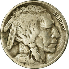 Munten, Verenigde Staten, Buffalo Nickel, 5 Cents, 1916, U.S. Mint, Denver, ZG