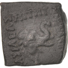 Moneta, Menander, Baktria, Chalkous, 160-145 BC, MB+, Bronzo, Sear:7616