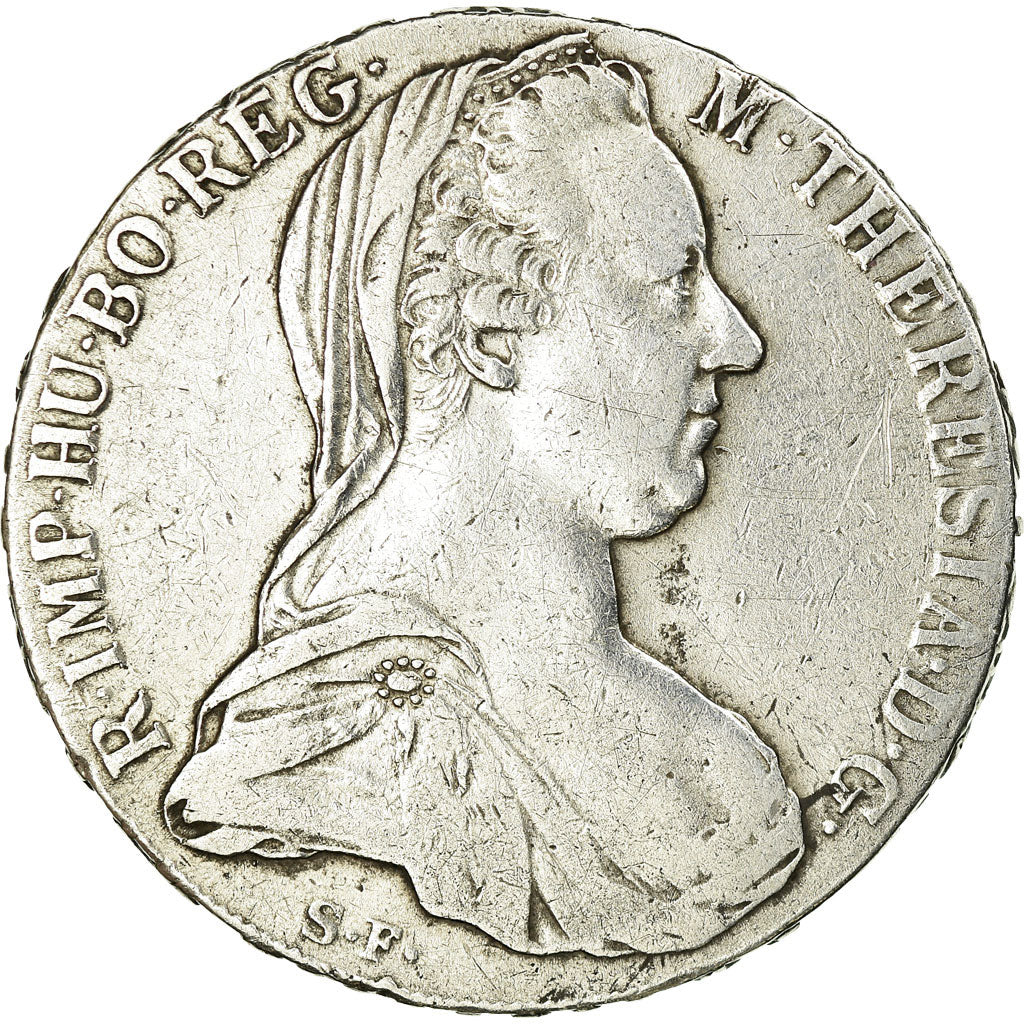 Coin, Austria, Joseph II, Thaler, 1780, Vienna, Restrike, VF(30-35), Silver