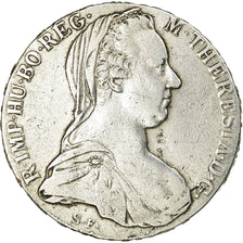 Coin, Austria, Joseph II, Thaler, 1780, Vienna, Restrike, VF(30-35), Silver