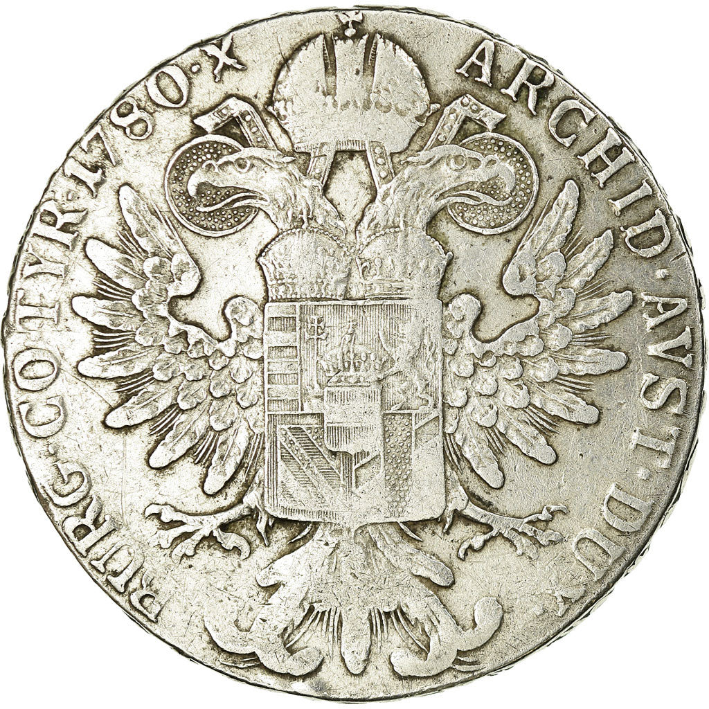 Coin, Austria, Joseph II, Thaler, 1780, Vienna, Restrike, VF(30-35), Silver
