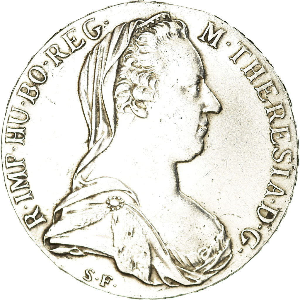 Coin, Austria, Joseph II, Thaler, 1780, Vienna, Restrike, AU(50-53), Silver