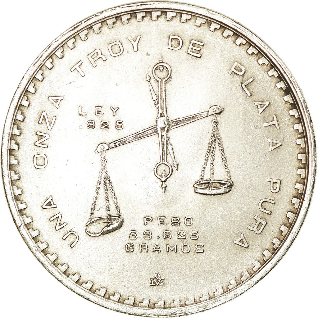Coin, Mexico, Onza, 1979, Mexico City, AU(55-58), Silver, KM:M49b.4