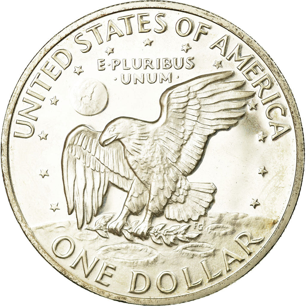 Coin, United States, Eisenhower Dollar, Proof, 1971, U.S. Mint, San Francisco
