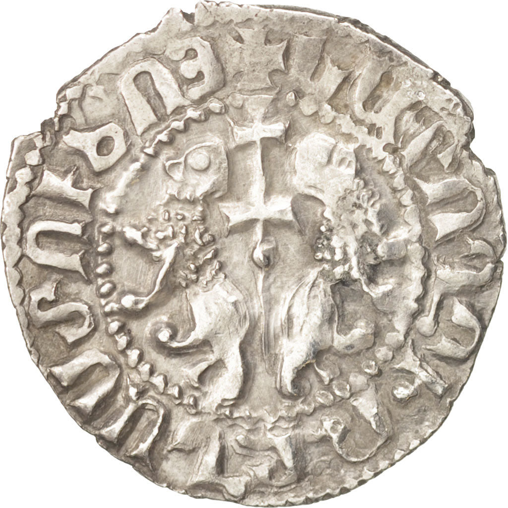 Armenia, Levon I, Tram, 1198-1219 AD, Silver