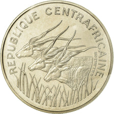 Coin, Central African Republic, 100 Francs, 1971, Paris, ESSAI, MS(65-70)