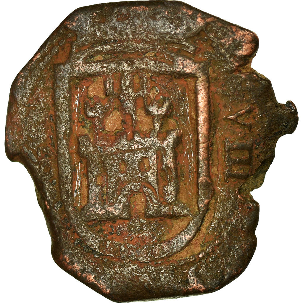 Coin, Spain, Philip IV, 8 Maravedis, 1622, VF(20-25), Copper