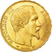 Moneta, Francja, Napoleon III, Napoléon III, 20 Francs, 1856, Paris, AU(55-58)