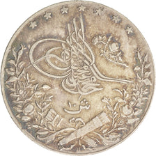 Egypt, Muhammad V, 10 Qirsh, 1913, Silver, KM:309