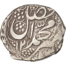 Afganistán, Muhammad Afzal, Rupee, 1866, Kabul, Plata, KM:507