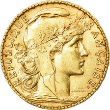 Coin, France, Marianne, 20 Francs, 1900, Paris, AU(50-53), Gold, KM:847